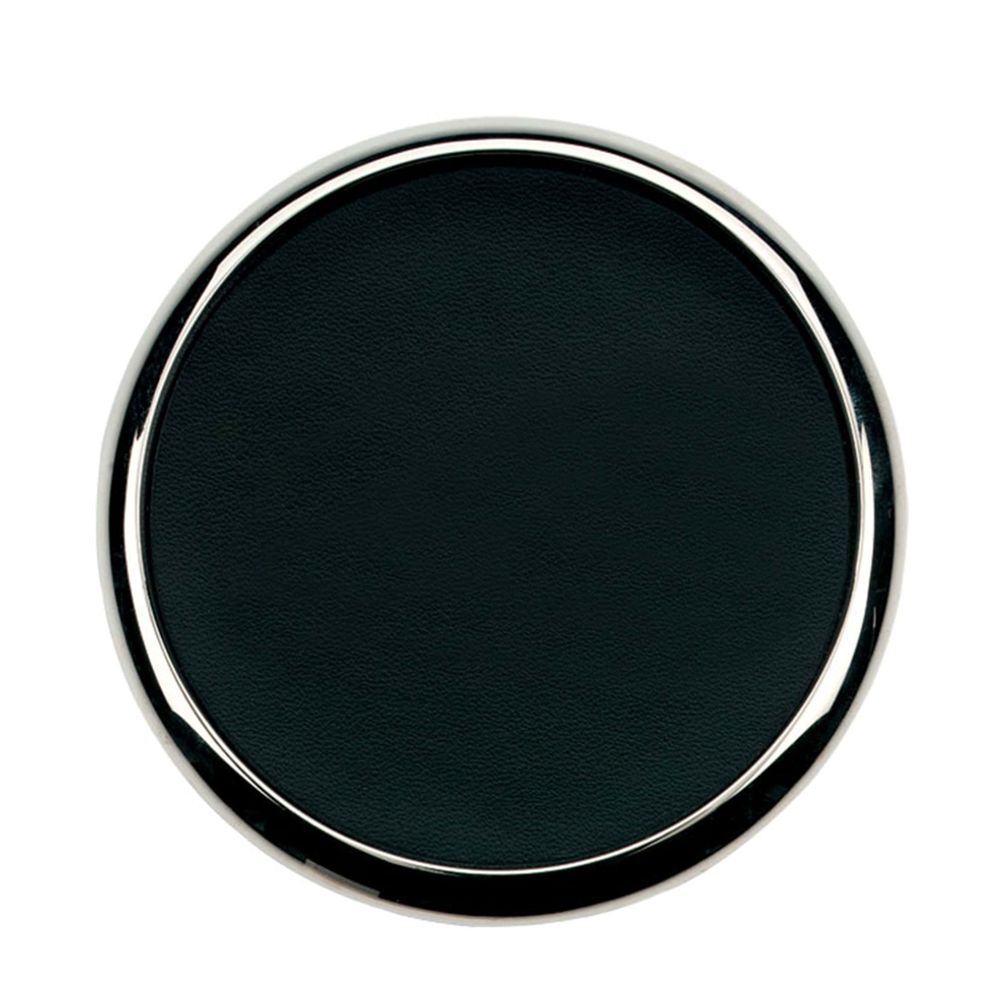 Brass & Leather Coaster Brass & Leather Coaster