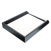 Classic Black Leather Letter Tray