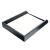 Classic Black Leather Letter Tray Classic Black Leather Letter Tray