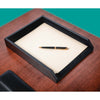 Classic Black Leather Letter Tray Classic Black Leather Letter Tray