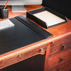 Classic Black Leather Letter Tray Classic Black Leather Letter Tray