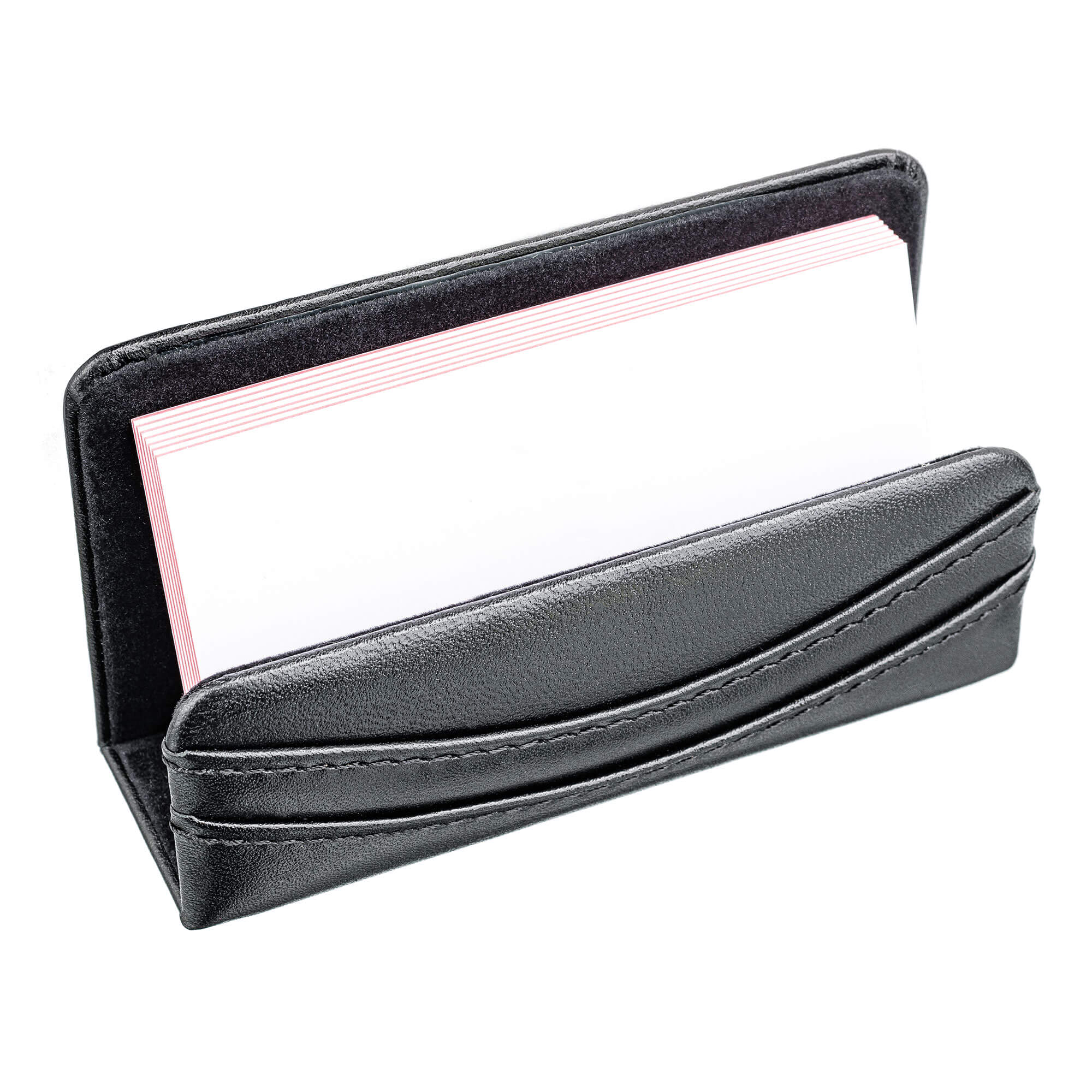 Classic Black Leather Business Card Holder Classic Black Leather Business Card Holder