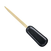 Classic Black Leather Letter Opener, Gold