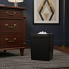 Classic Black Leather Square Waste Basket, 32 Qt Classic Black Leather Square Waste Basket, 32 Qt