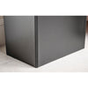 Classic Black Leather Square Waste Basket, 32 Qt Classic Black Leather Square Waste Basket, 32 Qt