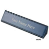 Classic Black Leather Nameplate Holder Classic Black Leather Nameplate Holder
