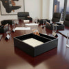 Classic Black Leather Junior Pad Organizer Classic Black Leather Junior Pad Organizer
