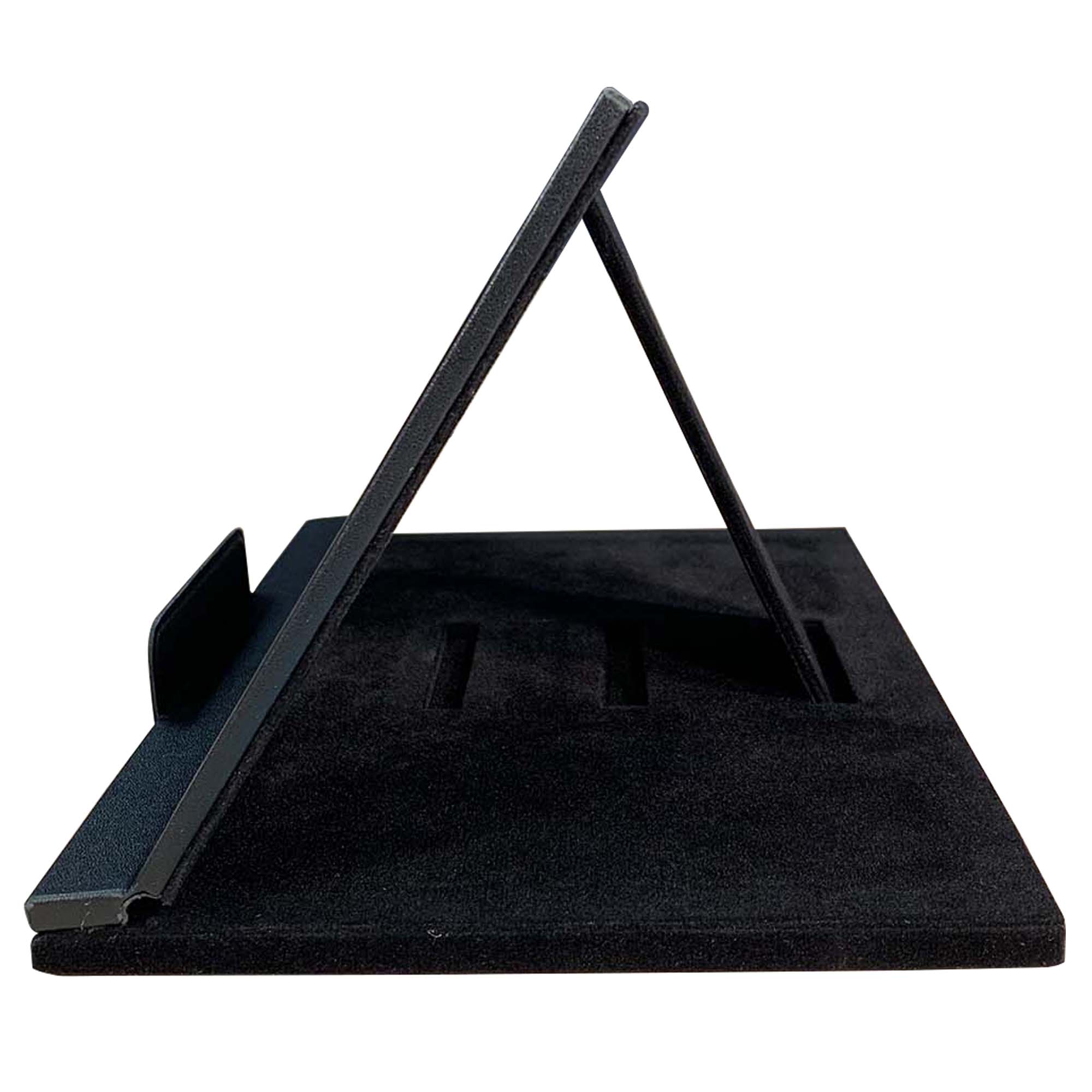 Classic Black Leather Tablet Stand Classic Black Leather Tablet Stand