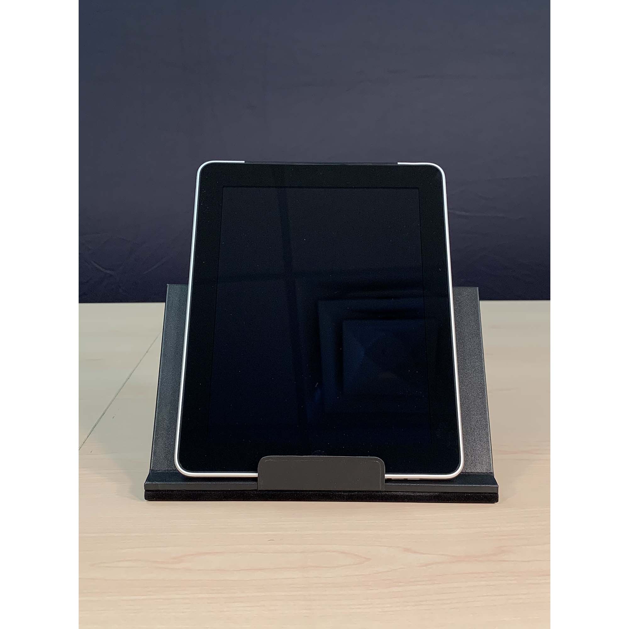 Classic Black Leather Tablet Stand Classic Black Leather Tablet Stand