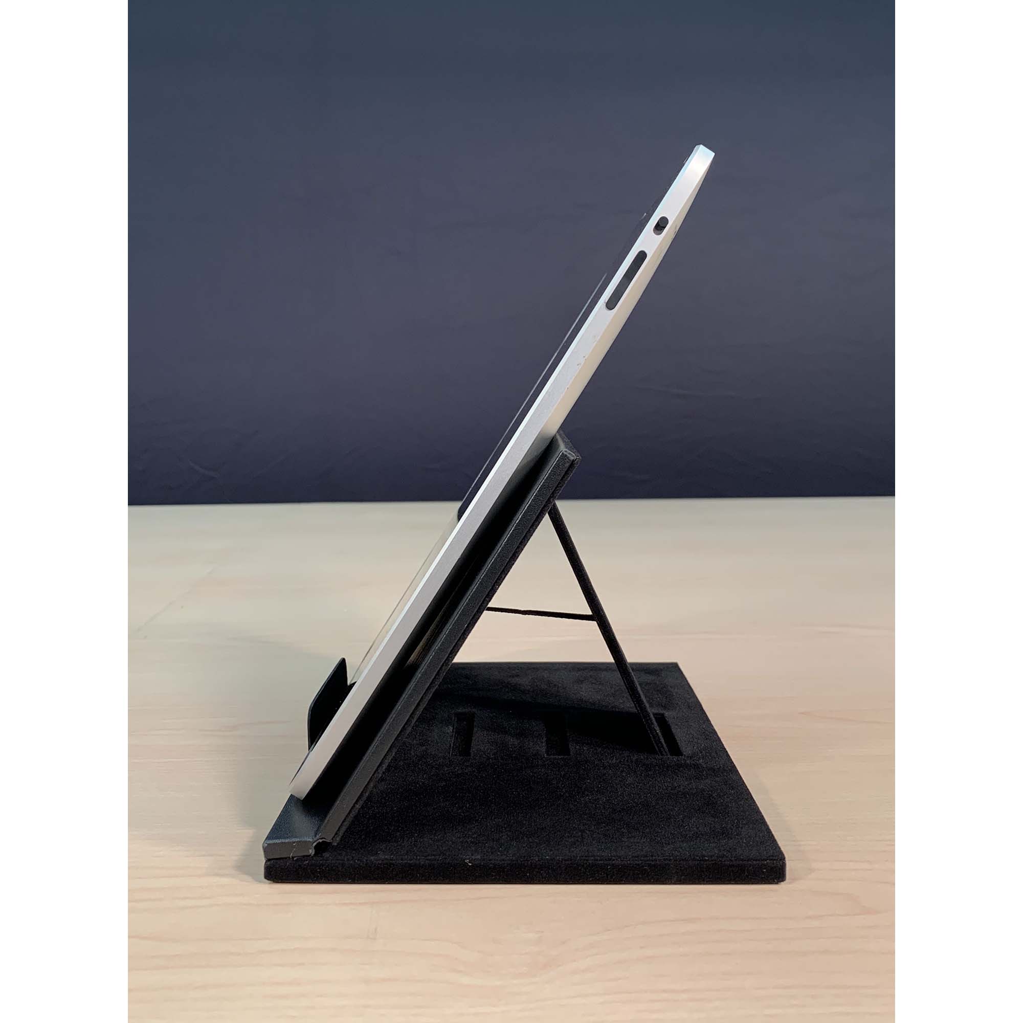 Classic Black Leather Tablet Stand Classic Black Leather Tablet Stand