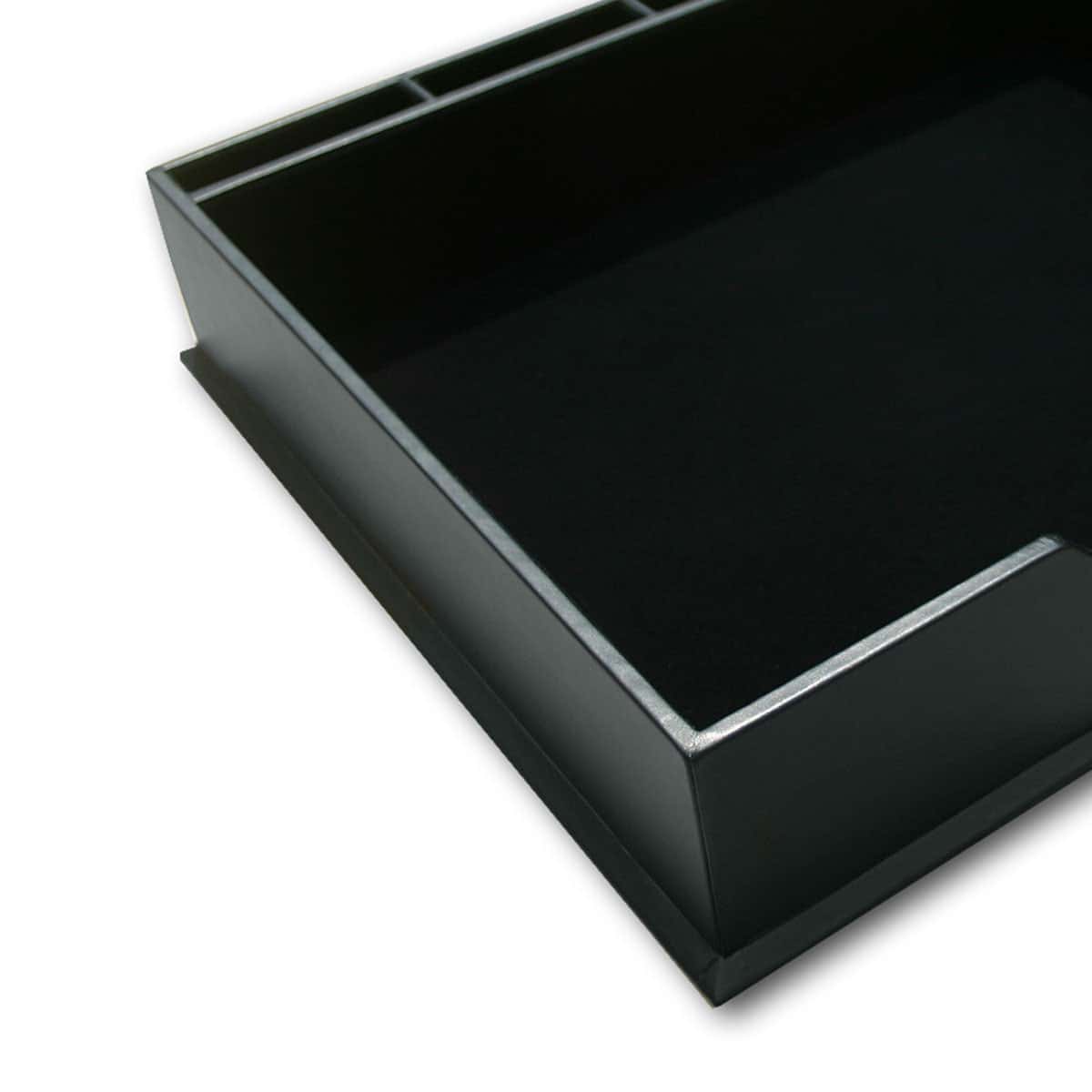 Black Leatherette 17 x 14 Conference Pad & Coaster Holder Black Leatherette 17 x 14 Conference Pad & Coaster Holder