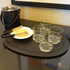 Classic Black Leather Serving Tray Classic Black Leather Serving Tray