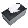 Classic Black Leather Rectangular Tissue Box Cover Classic Black Leather Rectangular Tissue Box Cover