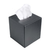 Black Leatherette Tissue Box Cover Black Leatherette Tissue Box Cover