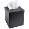 Black Leatherette Tissue Box Cover Black Leatherette Tissue Box Cover