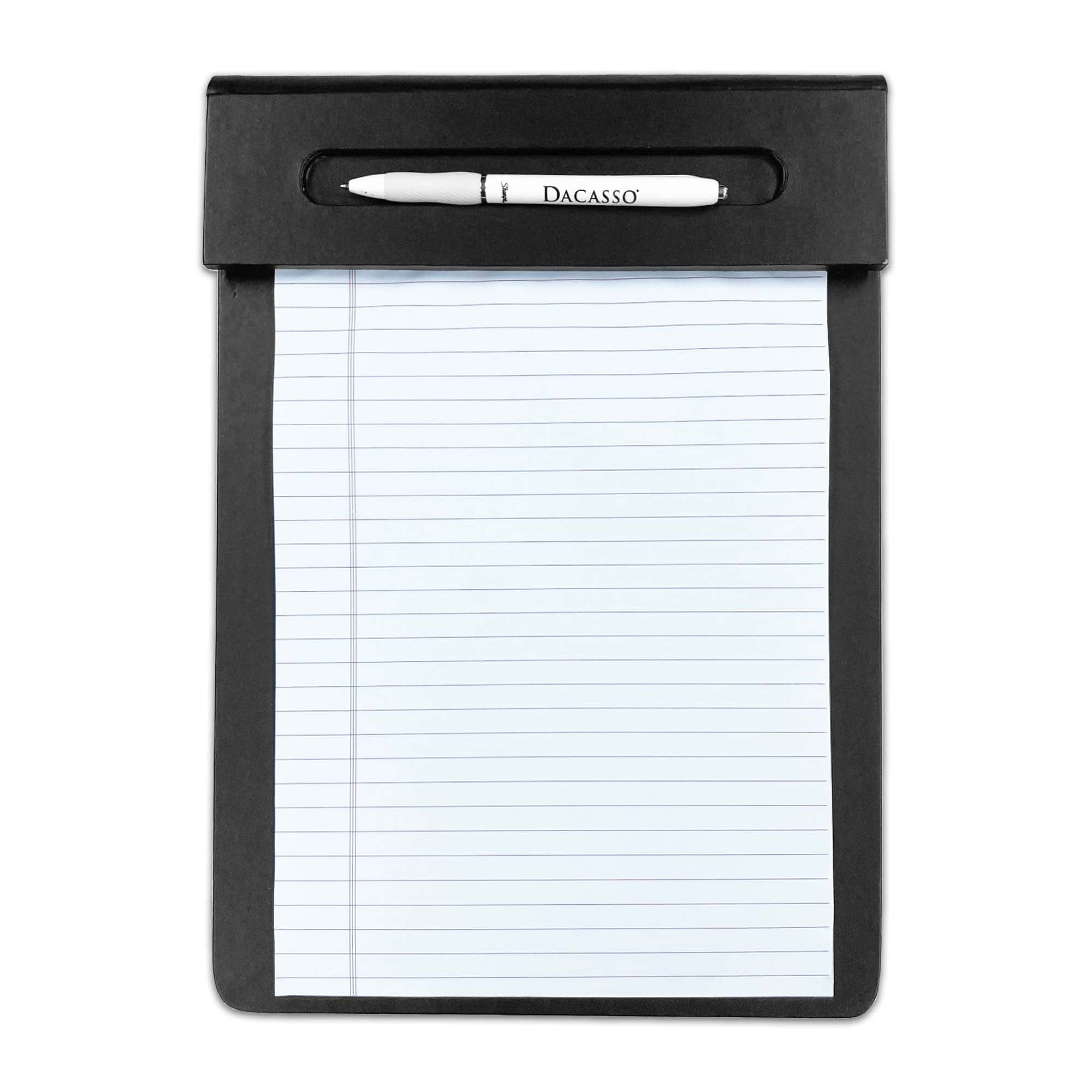 Black Leatherette Clipboard Black Leatherette Clipboard
