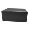 Black Leatherette Lidded Box Black Leatherette Lidded Box