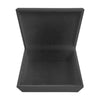 Black Leatherette Lidded Box Black Leatherette Lidded Box