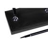 Black Bonded Leather Double Pen Stand Black Bonded Leather Double Pen Stand