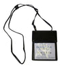 Black Bonded Leather Badge Holder Black Bonded Leather Badge Holder