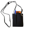 Black Bonded Leather Badge Holder Black Bonded Leather Badge Holder