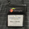 Black Bonded Leather Badge Holder Black Bonded Leather Badge Holder