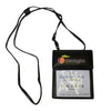 Black Bonded Leather Badge Holder Black Bonded Leather Badge Holder