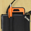 Black Bonded Leather Badge Holder Black Bonded Leather Badge Holder