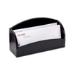 Black Crocodile Embossed Leather Letter Holder Black Crocodile Embossed Leather Letter Holder