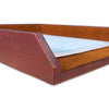 Saddle Brown Leather Letter Tray Saddle Brown Leather Letter Tray