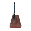 Rustic (Sienna) Brown Leather Double Pen Stand Rustic (Sienna) Brown Leather Double Pen Stand