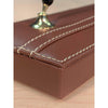 Rustic (Sienna) Brown Leather Double Pen Stand Rustic (Sienna) Brown Leather Double Pen Stand