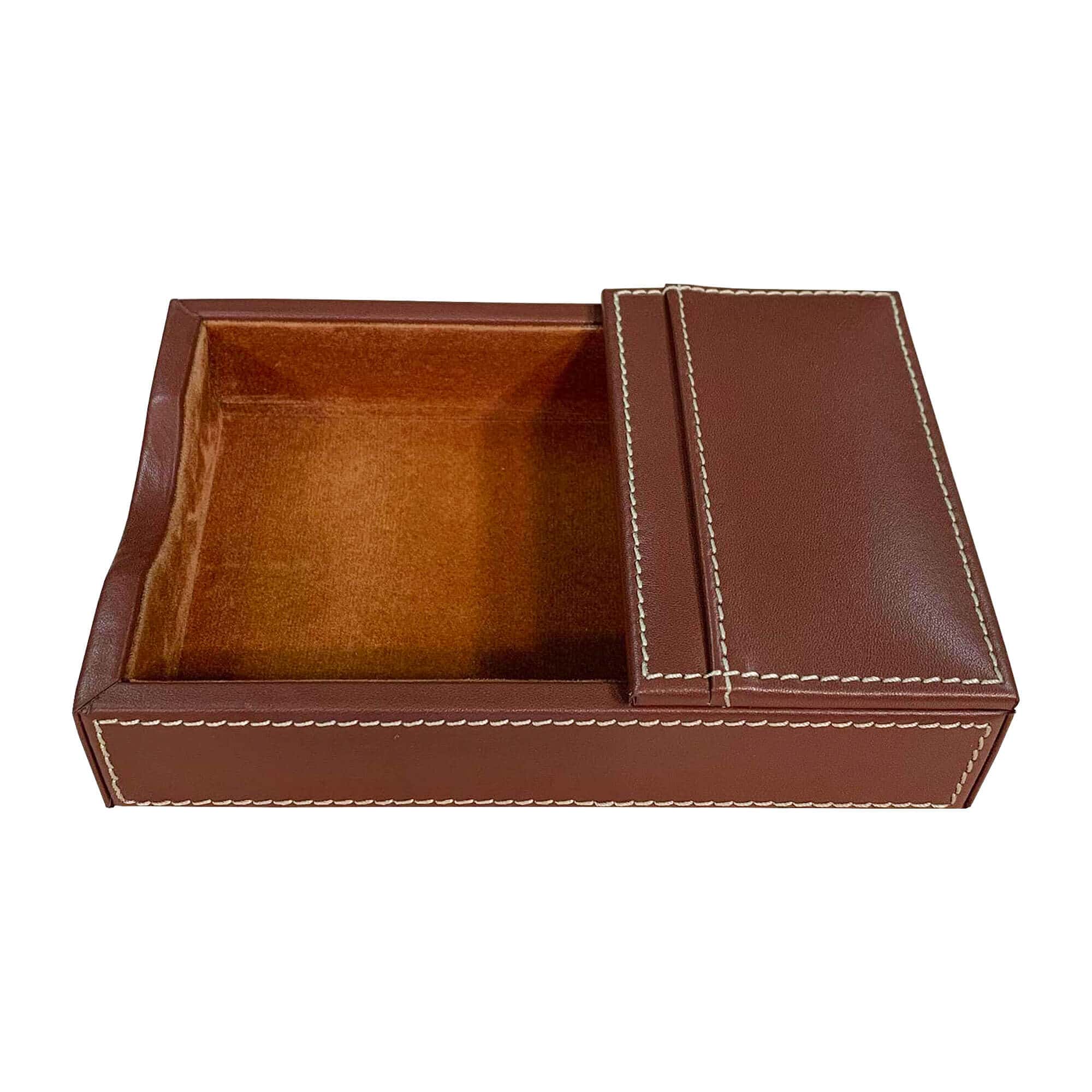 Rustic (Sienna) Brown Leather Memo Holder Rustic (Sienna) Brown Leather Memo Holder