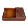 Rustic (Sienna) Brown Leather Memo Holder Rustic (Sienna) Brown Leather Memo Holder