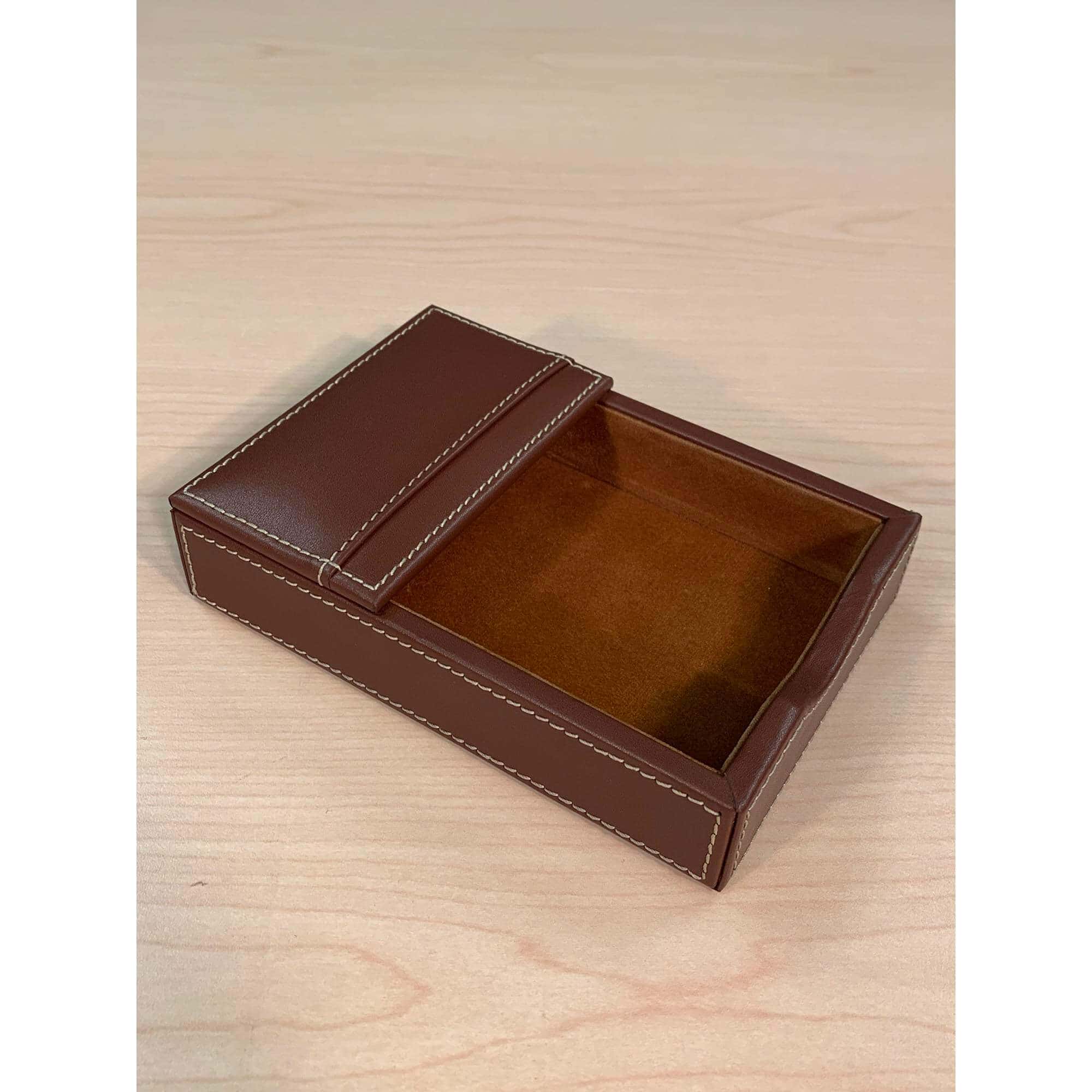 Rustic (Sienna) Brown Leather Memo Holder Rustic (Sienna) Brown Leather Memo Holder