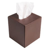 Chocolate Brown Leatherette Tissue Box Cover Chocolate Brown Leatherette Tissue Box Cover