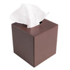 Chocolate Brown Leatherette Tissue Box Cover Chocolate Brown Leatherette Tissue Box Cover