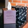 Chocolate Brown Leatherette Tissue Box Cover Chocolate Brown Leatherette Tissue Box Cover