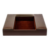 Chocolate Brown Leatherette Conference Room Organizer Chocolate Brown Leatherette Conference Room Organizer