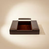 Chocolate Brown Leatherette Conference Room Organizer Chocolate Brown Leatherette Conference Room Organizer