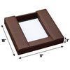 Chocolate Brown Leatherette Conference Room Organizer Chocolate Brown Leatherette Conference Room Organizer