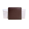 Chocolate Brown Leather Letter Holder Chocolate Brown Leather Letter Holder