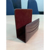Chocolate Brown Leather Letter Holder Chocolate Brown Leather Letter Holder