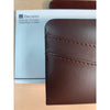 Chocolate Brown Leather Letter Holder Chocolate Brown Leather Letter Holder
