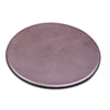 Chocolate Brown Leatherette Coaster, Round Chocolate Brown Leatherette Coaster, Round