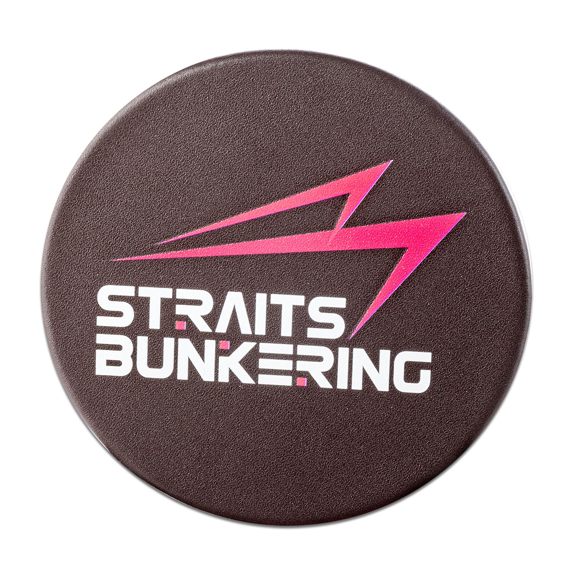 Chocolate Brown Leatherette Coaster, Round Chocolate Brown Leatherette Coaster, Round