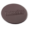 Chocolate Brown Leatherette Coaster, Round Chocolate Brown Leatherette Coaster, Round