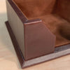 Chocolate Brown Leather 3 x 3 Sticky Note Holder Chocolate Brown Leather 3 x 3 Sticky Note Holder