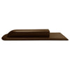 Chocolate Brown Leather Library Set With Silver Hardware Chocolate Brown Leather Library Set With Silver Hardware