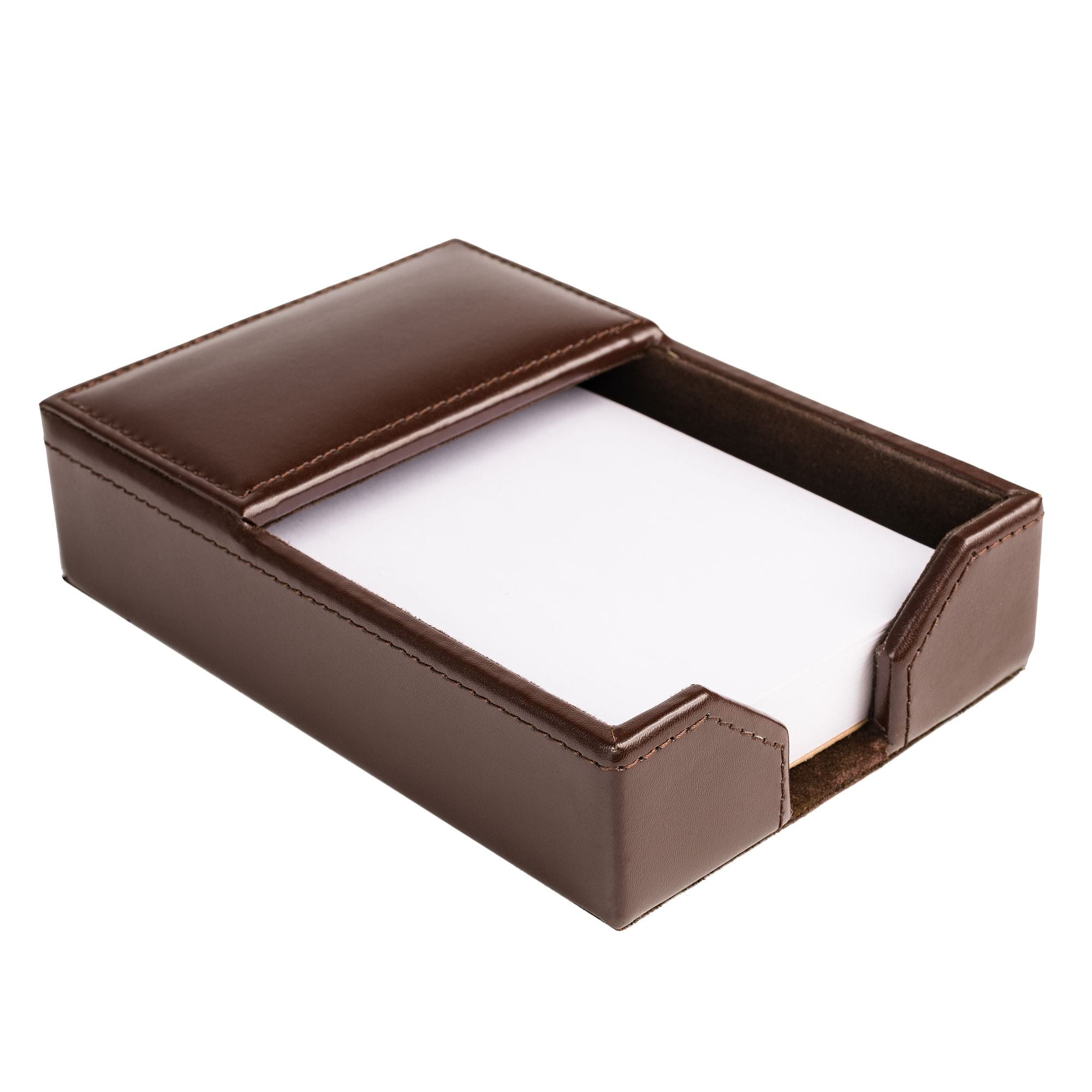 Dark Brown Bonded Leather 4 x 6 Memo Holder Dark Brown Bonded Leather 4 x 6 Memo Holder